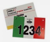Custom Full Colour Bike Steering Plate Numbers